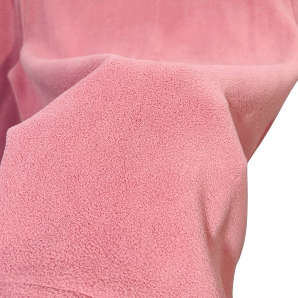 C&C California Womens Fleece Button Down Shirt Size M Soft Pink Cozy Warm Fabric - Picture 7 of 9